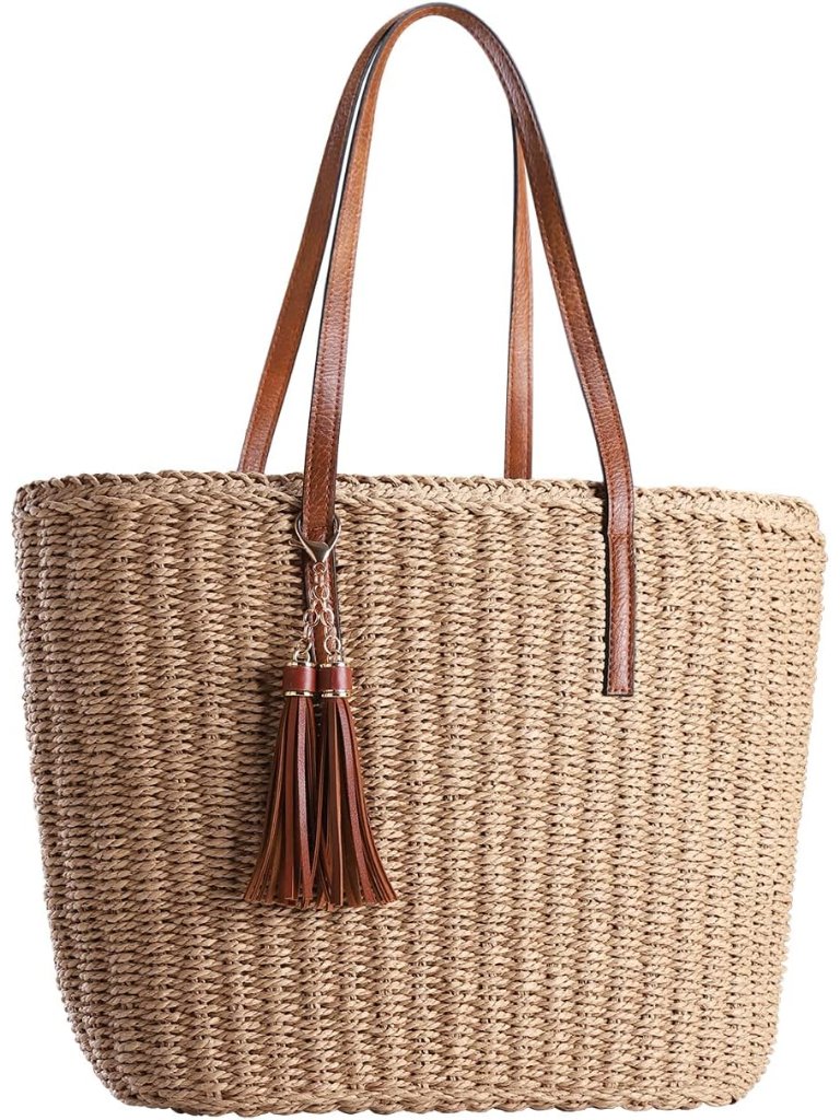 Straw Bags For Women | M Size Travel Straw S Bag Woven Summer Handmade Shoulder